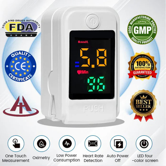 【OFFICIAL STORE】👨‍⚕️Seurico™ Next-Generation Intelligent Multifunctional Non-Invasive Laser Blood Glucose Meter [99.9% Accuracy]