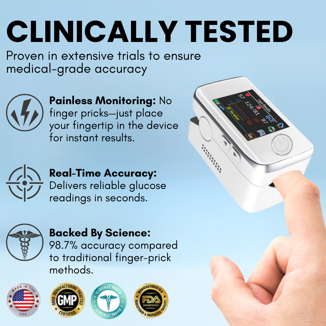 Seurico™ Noninvasive Laser-Precision Glucose Monitor