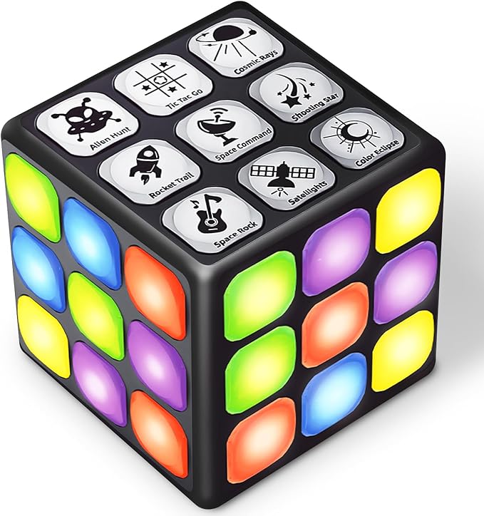 9-in-1 LED Flashing Cube Fun Brain & Memory Game