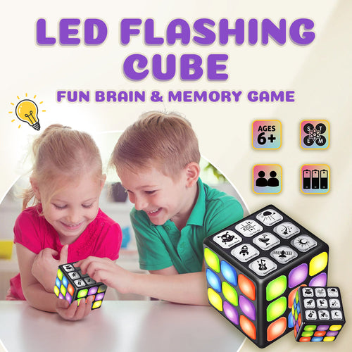 9-in-1 LED Flashing Cube Fun Brain & Memory Game